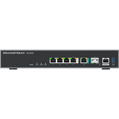 Dispositivo de Convergencia de Redes GCC6020 / Router VPN / Firewall de Próxima Generación / IP PBX / Switch de Red / 4 Puertos Gigabit Ethernet / 1 Puerto SFP+ 10 Gigabit / 1 Puerto 2.5 Gigabit / Administración en la Nube GDMS / Mont