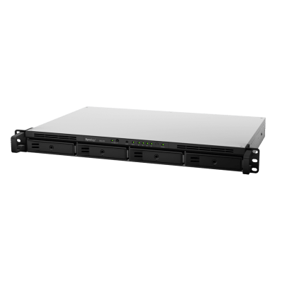 Unidad de Expansión Synology RX418 | 4 Bahías SATA HDD/SSD 3.5" y 2.5" | eSATA | Profundidad 30 cm | Compatible con RackStation 1U | Administración DSM.