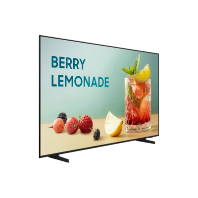 Televisor Business Samsung BEFX-H Series / 4K UHD (3840x2160) / Panel E-LED 43-85 Pulgadas / Brillo 300 nit / WiFi 5 y Bluetooth 5.3 / Smart TV Tizen / Crystal Processor 4K / HDR10+ / Sonido 20W 2CH / Operación 16/7 / VXT CMS y SmartThings Pro