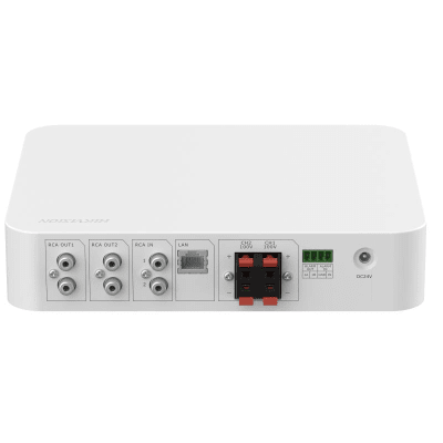 Amplificador una Zona / 2 Canales / 40 W por canal / Conexión Bluetooth / Salida 4-8 Ω x 2 / 100V COM x 2 / Uso Interior - DS-QAE1A80G1-VB