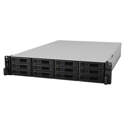 RackStation RS3621xs+ | 12 Bahías | Procesador Intel Xeon D-1541 8 Núcleos | 8 GB DDR4 ECC | Dual 10GbE | Alimentación Redundante | Escalable a 36 Bahías | Garantía 3 Años.