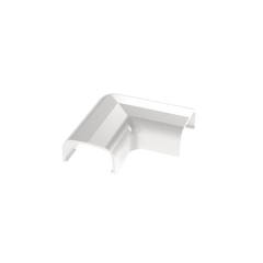 Conexión en ángulo recto "L", para uso con canaleta LD5, material ABS, Color Blanco
