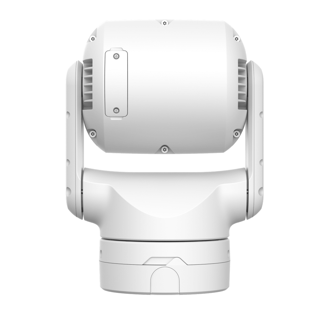 Cámara PTZ AI 2MP / Zoom Óptico 55x / IR 500 m / Rango de Temperatura -50°C a 60°C / IP66 IP68 NEMA4X / WDR 120 dB / Auto Tracking / Compatible con H.265 H.264 MJPEG / Certificación FIPS 140-3 Level3