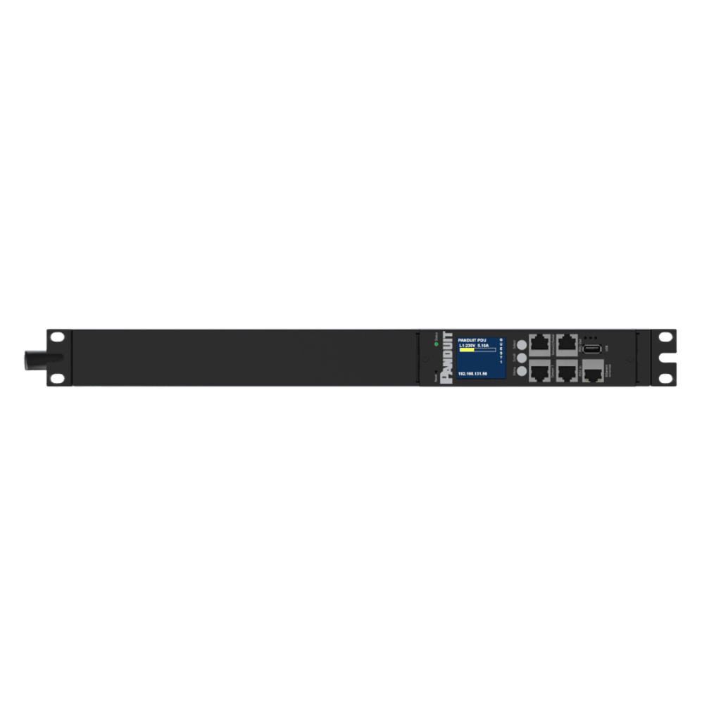 PDU ES2P Monitoreable (MI) para Distribución de Energía, Enchufe de Entrada NEMA L6-20P, Con 12 Salidas C13, Horizontal 19in, 120 Vca, 20 Amp, 1 UR