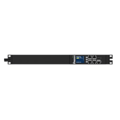 PDU ES2P Monitoreable (MI) para Distribución de Energía, Enchufe de Entrada NEMA L6-20P, Con 12 Salidas C13, Horizontal 19in, 120 Vca, 20 Amp, 1 UR