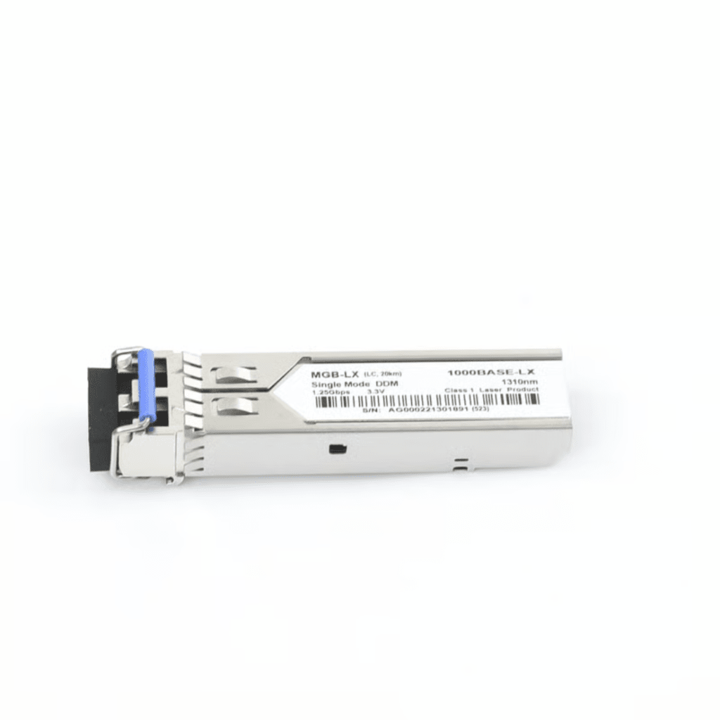 (MGB-LX v2) Transceptor Mini-GBIC SFP 1G LC Duplex para Fibra Monomodo 20Km