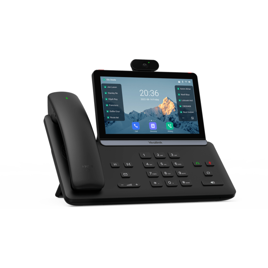 Teléfono IP Inteligente Yealink SIP-T88V Pro con Cámara HD y Auricular Bluetooth Inalámbrico