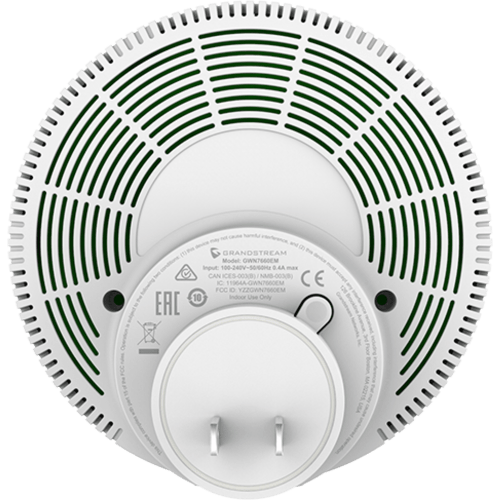 Punto de Acceso y Extensor Wi-Fi 6 AX3000 / 3 Gbps Agregado / MU-MIMO 2x2:2 + 3x3:2 / OFDMA y Beamforming / Cobertura 120 m (393.7 ft) / Gestión Embebida, Cloud y On-Premise / 128 Clientes Concurrentes / Mesh con GWN7062E / Puerto Gigabit