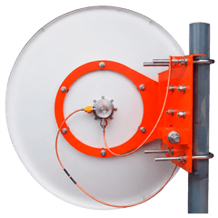 Antena Parabólica MLO de Banda Ultraancha / 4.9-7.2 GHz / Ganancia 30 dBi / Dual Slant 45°-90° / 2 ft (60 cm) / Conector Dual N-Hembra / Incluye Jumper N a RPSMA / Radomo de Fibra de Vidrio