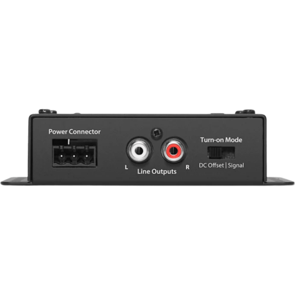 Convertidor de Salida de Línea de Vehículo JL Audio LoC-22 / 2 Canales de Entrada / 2 Canales de Salida / Alimentación 9-16 V CC / Salida Máxima 8 V RMS / Relación S/N 118 dB / Respuesta de Frecuencia 3 Hz-32 kHz / Fusib