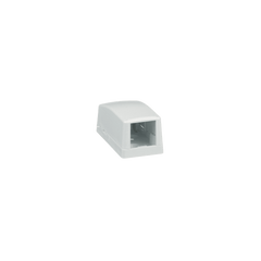 Caja de Montaje en Superficie, Para 1 Módulo Mini-Com, Color Blanco