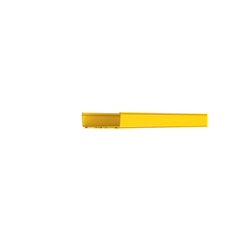 Canaleta FiberRunner™ 12X4, de PVC Rígido, Color Amarillo, 3 m. de Largo