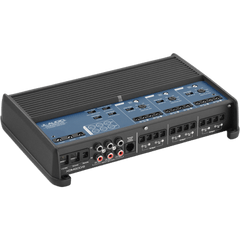 Amplificador Náutico y para Automóvil de Rango Completo / 6 Canales / 600 W / Clase D / 75 W x 6 a 4 &Omega; / 100 W x 6 a 2 &Omega; / 200 W x 3 Puenteado / Filtros Paso Alto y Bajo 50 Hz-500 Hz / JL Audio XDM600/6