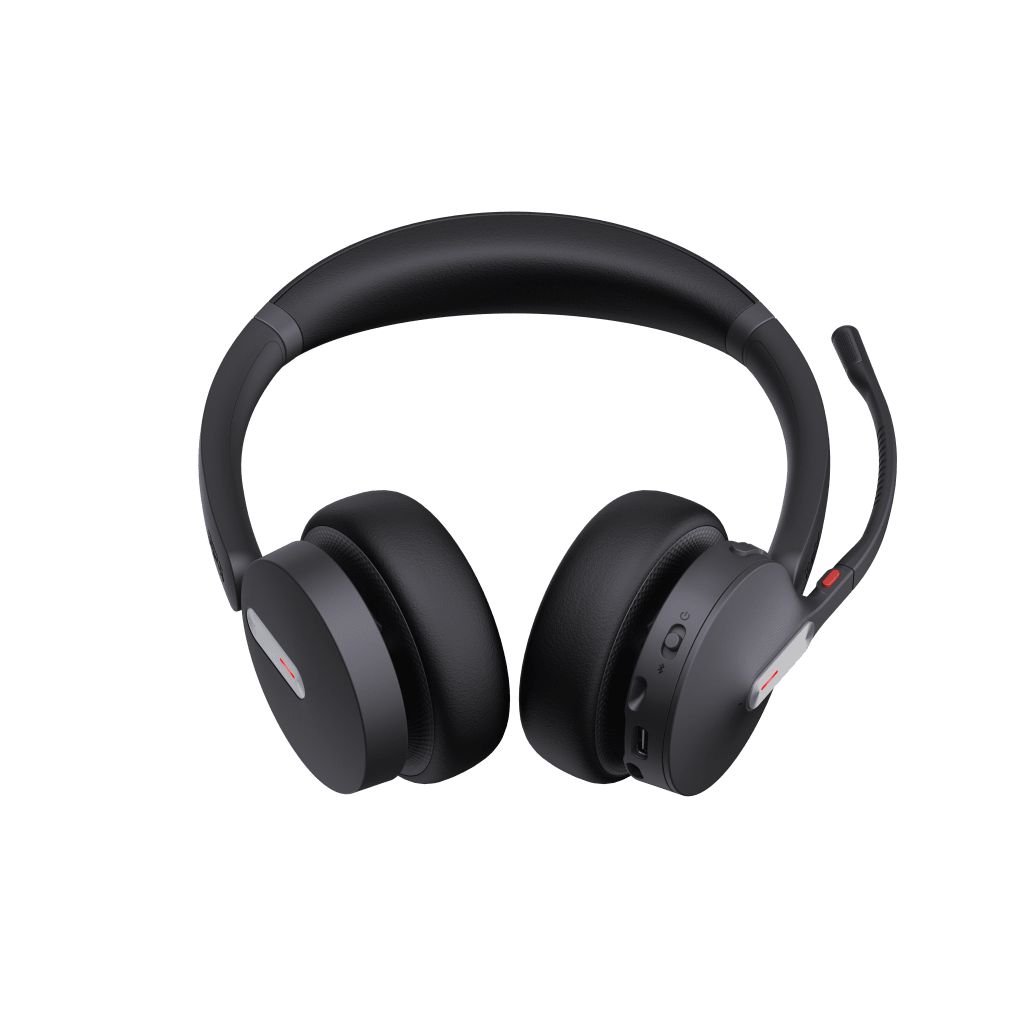 Diadema Inalámbrica Yealink WH64 DECT y Bluetooth con Capacidad de Hasta 32 Horas de Conversación