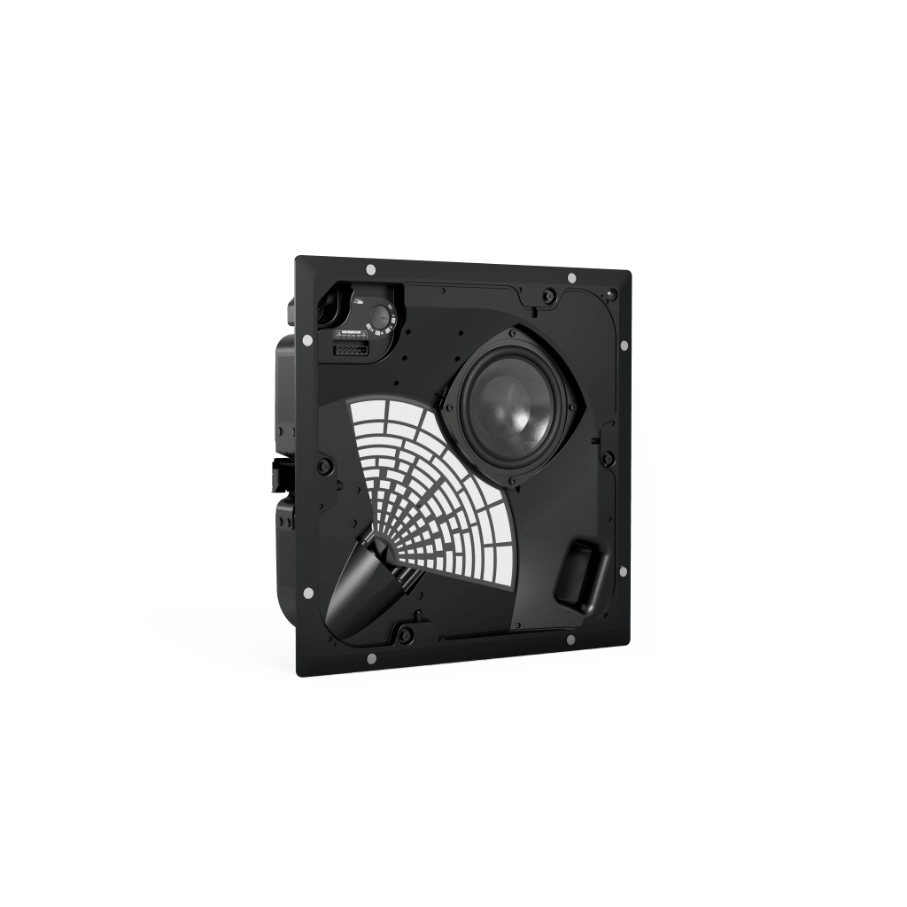 Altavoz Direccional EdgeMax | Bajo Perfil | Cobertura 90° | Montaje en Techo | Crossover Pasivo de 2 Vías | Alta y Baja Impedancia | Tecnología PhaseGuide