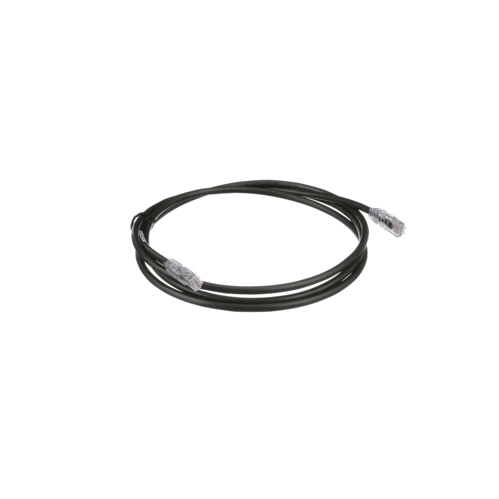 Cable de Parcheo UTP, Cat6A, 24 AWG, CM, Color Negro, 10.67 Metros (35 Pies)