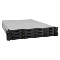 RackStation RS3621xs+ | 12 Bahías | Procesador Intel Xeon D-1541 8 Núcleos | 8 GB DDR4 ECC | Dual 10GbE | Alimentación Redundante | Escalable a 36 Bahías | Garantía 3 Años.