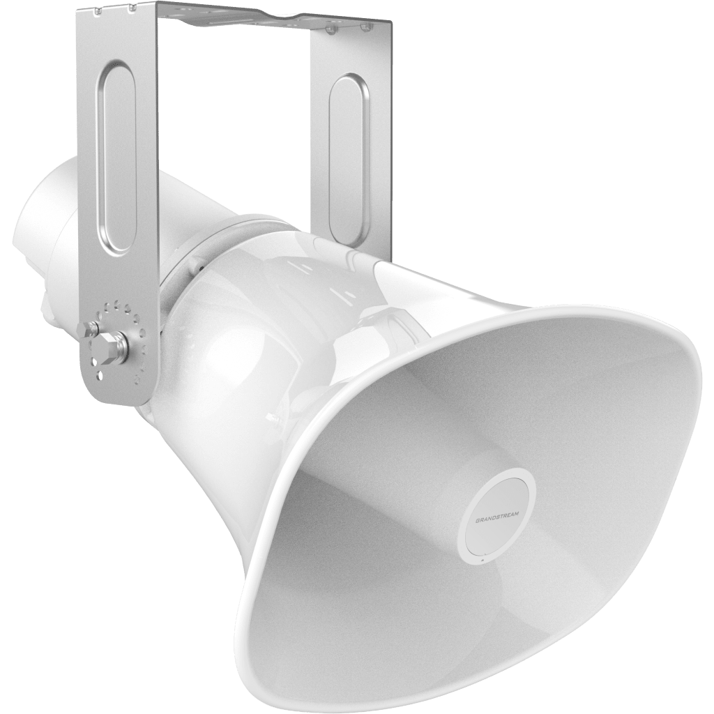 Altavoz Bocina SIP/Multicast Bidireccional / 50W Alta Potencia / IP66 Exterior / 3 Micrófonos con IA / PoE++ / 126 dBA Máximo
