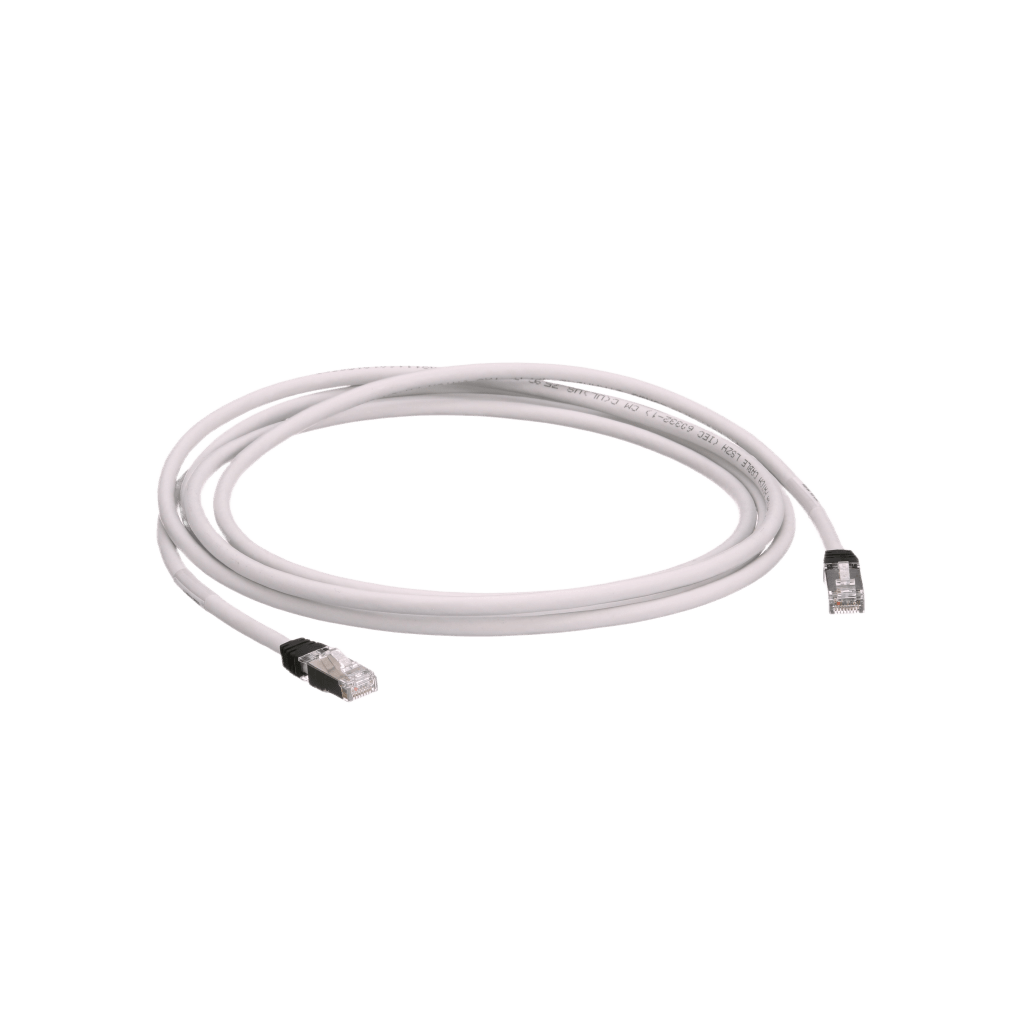 Patch Cord Cat6A, Blindado S/FTP, CM/LS0H, 2.5 Metros (8.20 Pies), Color Gris