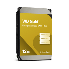 Disco Duro Empresarial WD Gold / SATA 6 Gb/s / 12 TB / 7200 RPM / Tecnología HelioSeal / ArmorCache / 5 Años Garantía / 2.5M Horas MTBF