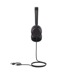 Diadema Alámbrica UH35 Dual de Yealink USB-C/A Compatible con Teléfonos IP Yealink y Computadoras