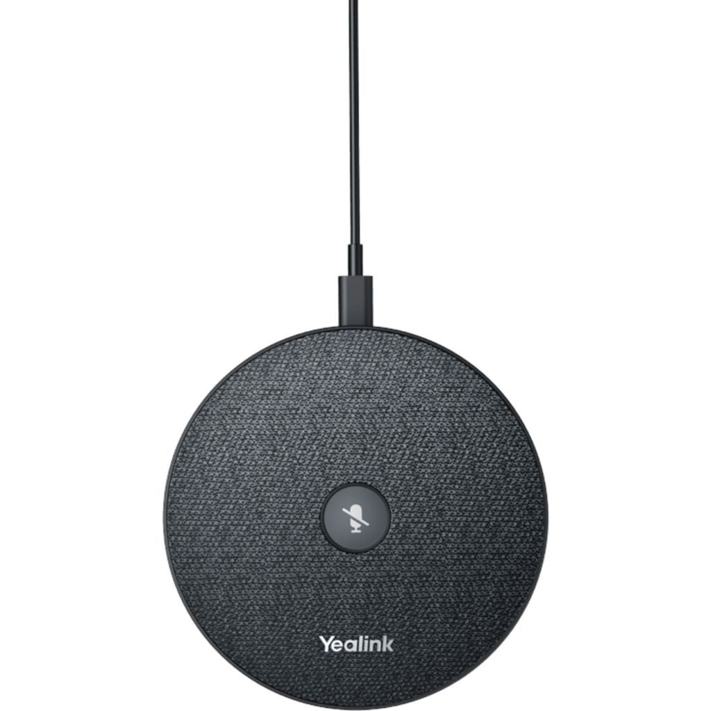 Micrófono Inalámbrico Yealink VCM36-W Pro Package con Captación 360° y Base de Carga para Salas de Videoconferencia