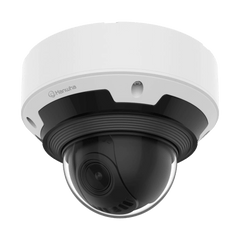 Cámara Domo Exterior Antivandálica AI 4MP / Sensor 1/1.8" CMOS / Zoom Varifocal Motorizado 2.0x (4.6-9.35mm) / WiseIR 30 mts / Inteligencia Artificial Avanzada / Detección Persona-Vehiculo-Matrícula / IP67-IP66-IP6K9K-IK11