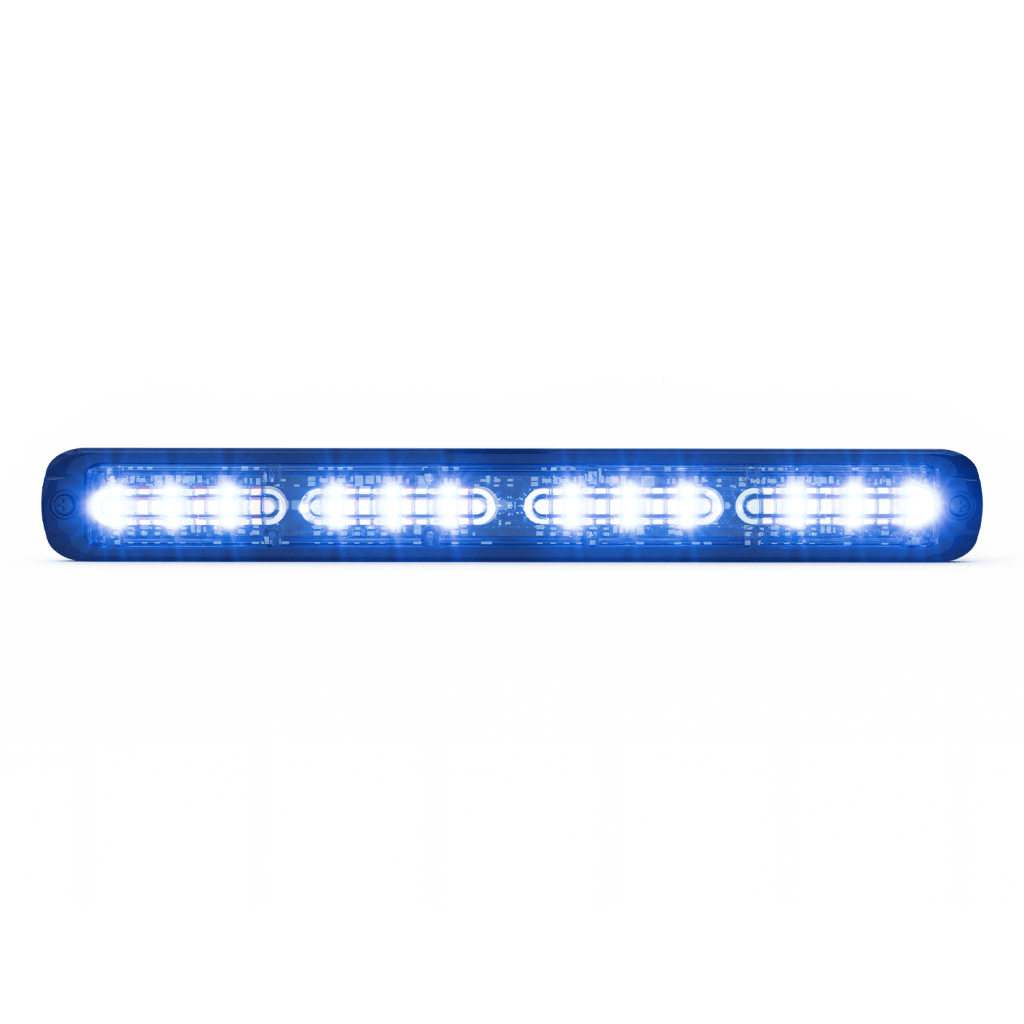 Luz auxiliar Giga Thin 11¨ Quadcolor Rojo/Azul/Ambar/Blanco 48 LED Con funcionalidad de director de tráfico