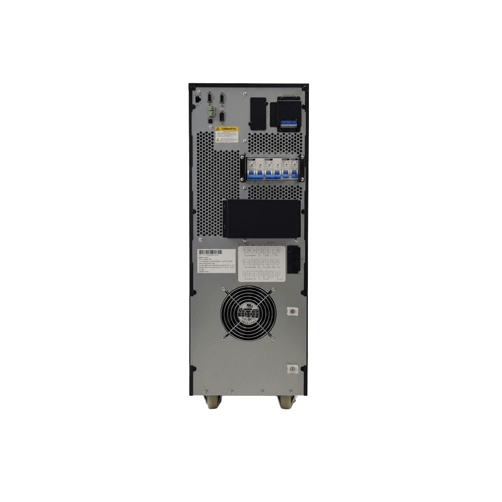 UPS de 6000 VA, Online Doble Conversión, 200 - 240 Vac de Entrada, Fase Dividida 120V/120V + N, sin Baterías con Kit de Cables de Conexión de Baterías