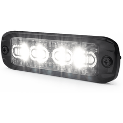 Luz Auxiliar de 16 LED, Rojo/Verde/Ambar/Blanco, Lente Transparente