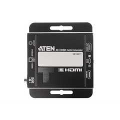 Kit Extensor HDMI | 4K sobre Cat 6 | 4096x2160 @ 30 Hz | Hasta 40 metros Cat 6 | Tecnología PoC | EDID Switch y Copia | Control IR Remoto | Audio Lossless 7.1CH | Metal | Plug and Play
