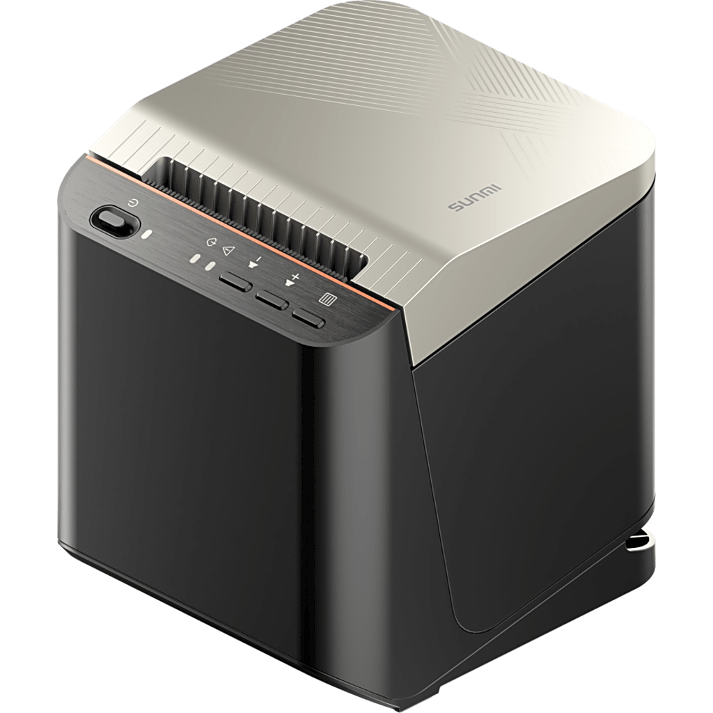 Impresora Térmica  de tickets y etiquetas SUNMI 80mm / 203*203dpi / 150mm/s /  / USB-C / RJ45 / RJ12 / 128MB RAM / 256MB ROM