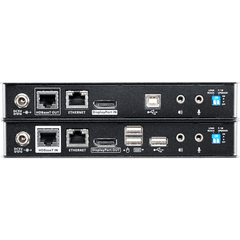 Extensor KVM USB DisplayPort HDBaseT 2.0 | 4K @ 100 m (328.1 ft) | 1080p @ 150 m (492.1 ft) | Cable Único Cat 6 / 6a | USB 2.0 Full Speed | Audio Estéreo 2 Canales | RS-232 / Ethernet | HDCP / EDID Buffer