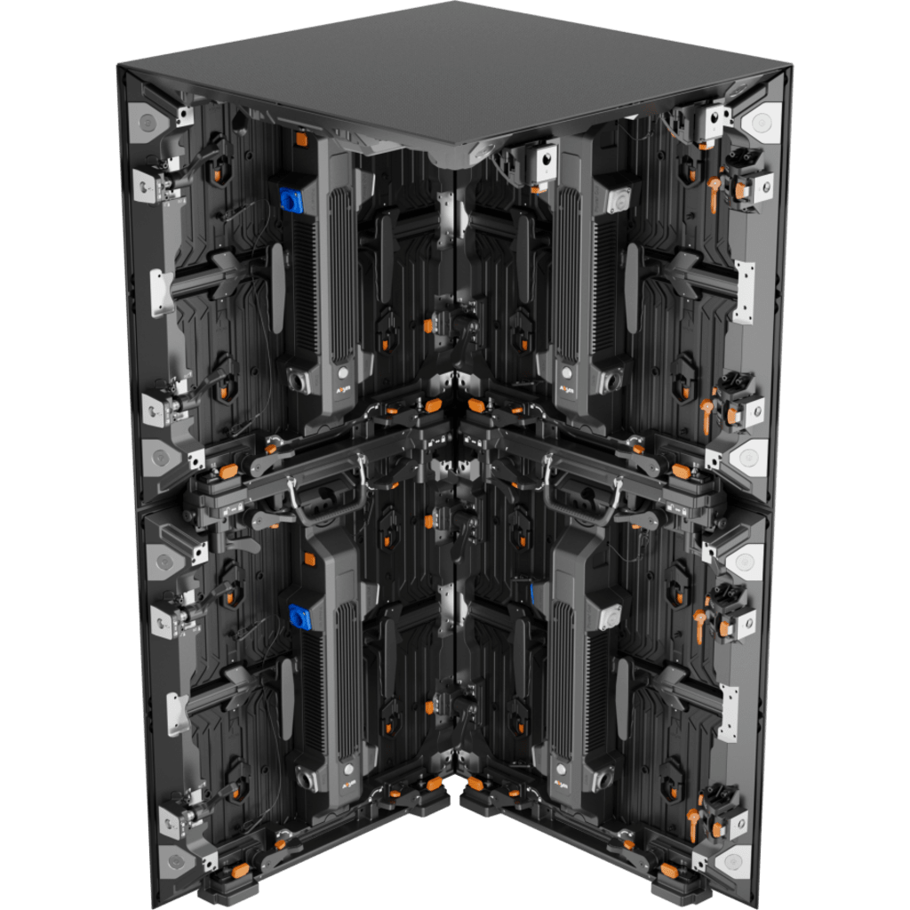 Gabinete LED para Videowall de Renta / Corte 45° / Pitch 2.6 V2 / Resolución 192 X 192 / Uso en Interior