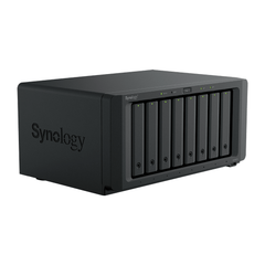 NAS DiskStation DS1825+ | 8 Bahías | AMD Ryzen V1500B | 8 GB DDR4 ECC | Hasta 2,239 MB/s Lectura | 2 Puertos 2.5GbE | Expansión PCIe 3.0 | Compatible con 10GbE y 25GbE | Caché SSD M.2 | Synology DSM.
