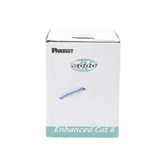 Bobina de Cable UTP 305 Metros (1000 Pies) de Cobre, TX6000™ PanNet, Reelex, Azul, Categoría 6 Mejorado (23 AWG), PVC (CM), de 4 Pares