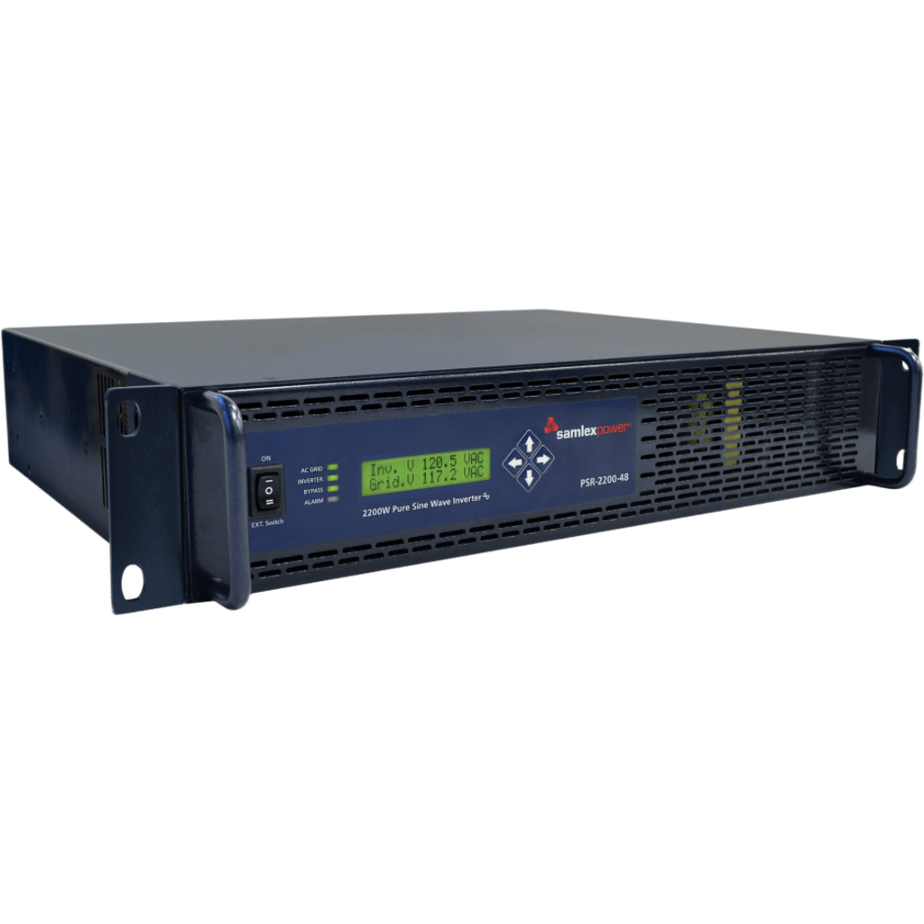 Inversor de corriente Onda Pura Montaje en Rack 2200W, 48 Vcc- 120 VCA, 50/60 Hz