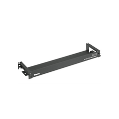 Organizador de Cables Frontal, para Panel de Fibra Óptica HD Flex, de 1 UR, Color Negro
