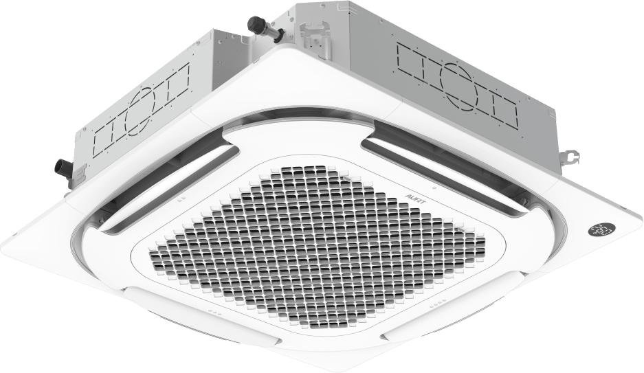 Set Minisplit Tipo cassette 5 ton 220-240 V / R32 / 17 seer Frio y calor