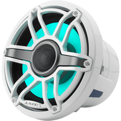 Bocinas Náuticas JL Audio M6 8.8" / Coaxial / LED Transflective / Rejilla Deportiva Blanca / 125 W RMS / 4 &Omega; / Respuesta 38 Hz-20 kHz / Polipropileno Relleno de Mica