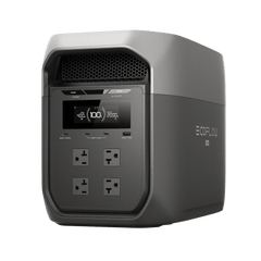 Estación de Energía Portátil EcoFlow DELTA 3 MAX, 2048Wh, Batería LiFePO4, Salida 2400W (Surge 4800W)