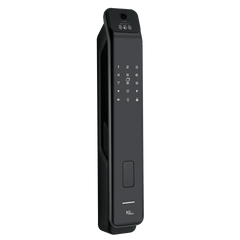 Cerradura Inteligente / Reconocimiento de Venas de la Palma / Reconocimiento Facial / Huella Dactilar / Video Intercom Bidireccional / Wi-Fi 2.4 GHz / App NGTeco Home / Auto Apertura y Cierre / Timbre Integrado / Aluminio / Puerta 45-60 mm (1.77-2.36 in)