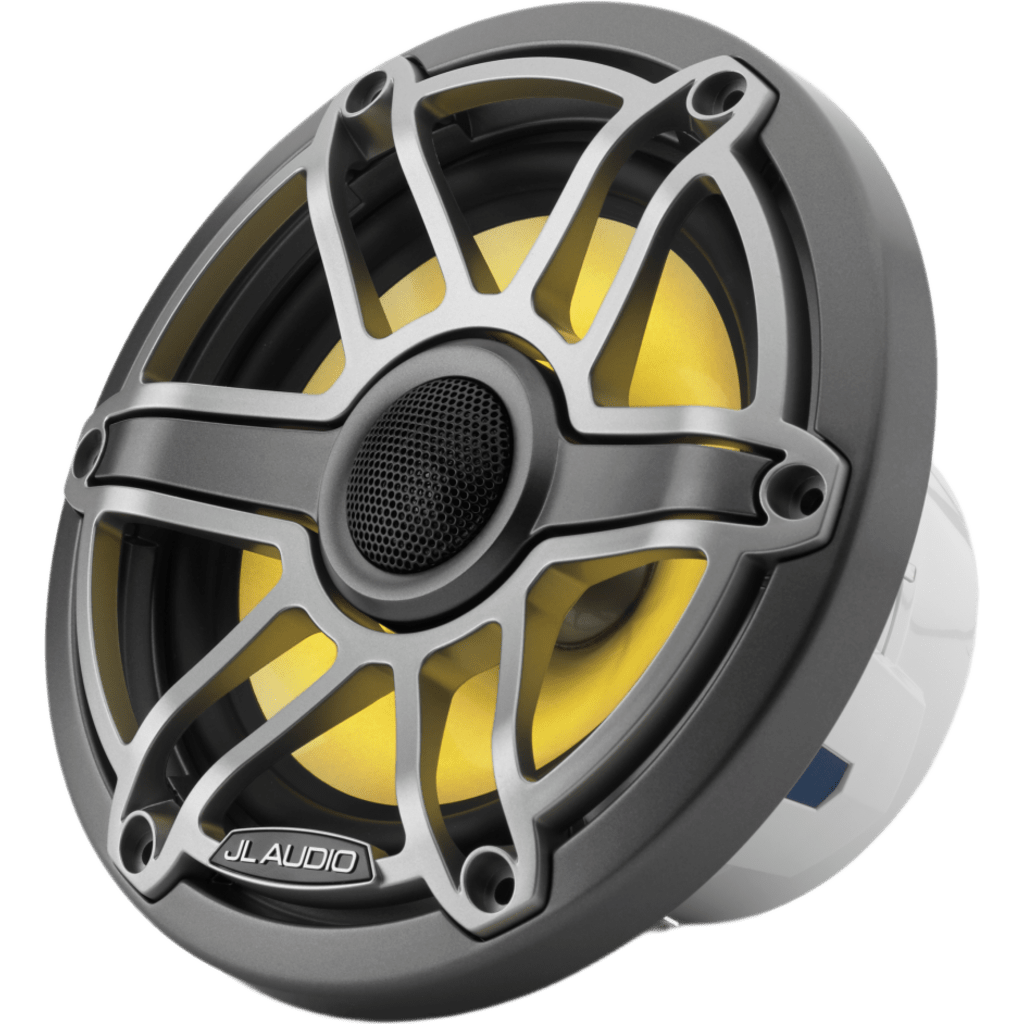 Bocinas Náuticas JL Audio M6 / 6.5" / Coaxial / LED Transflective / Rejilla Deportiva de Titanio / 75 W RMS / 4 &Omega;