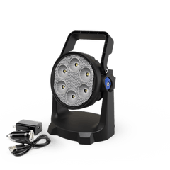 Lámpara de trabajo de mano de 6 LED, con batería recargable y montaje magnético, IP67
