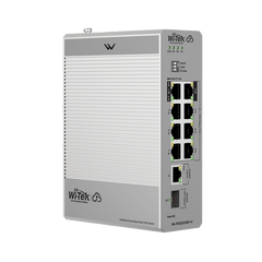 Switch Industrial PoE / 8 Puertos Gigabit PoE / 110W-270W Budget / SFP / DIN-Rail / -30°C a 65°C / Fanless