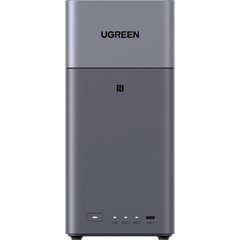 NAS UGREEN NASync DH2300 / Procesador RK3576 / 4GB  / 32GB eMMC / 2 Bahías SATA / JBOD-Basic-RAID 0-RAID 1 / Puerto HDMI 4K / 1 GbE / USB 3.2 Gen 1 Type-C / Detección NFC