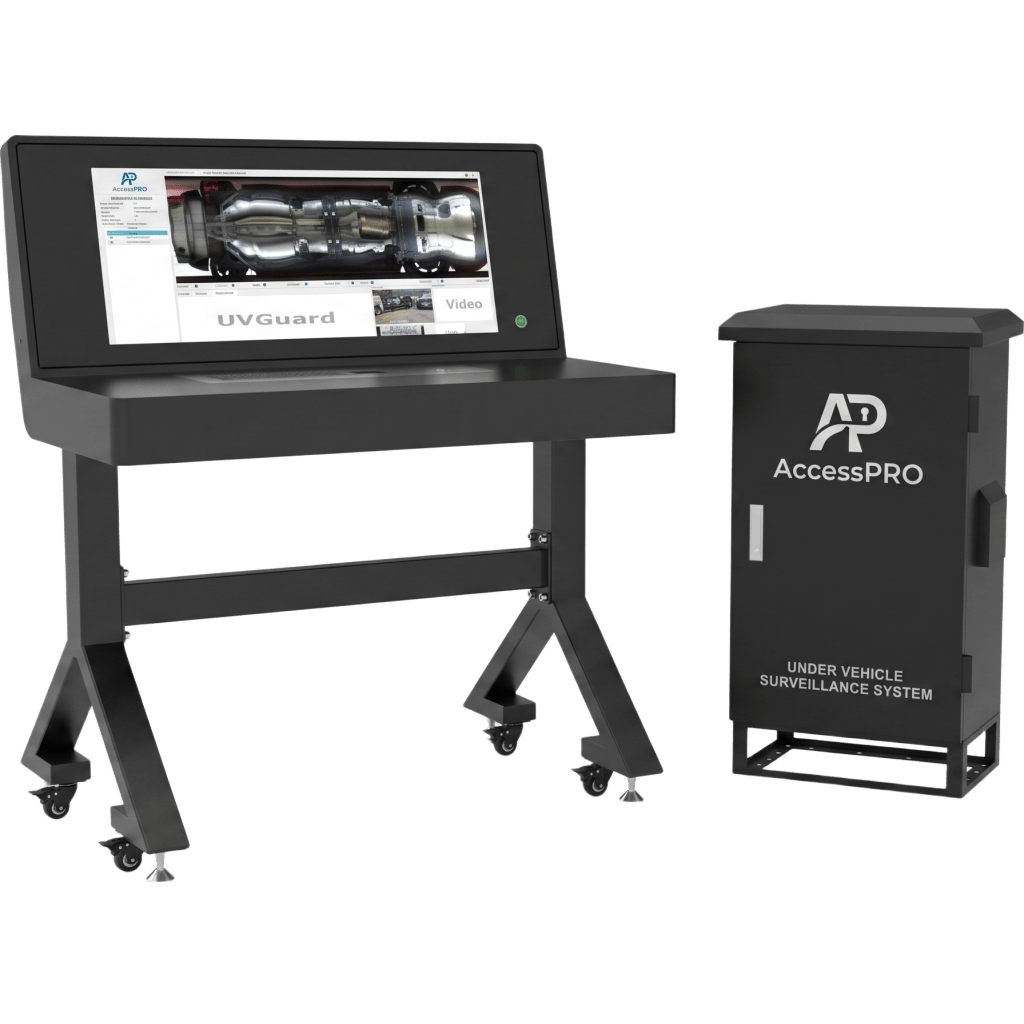 Sistema de Escaneo Subvehicular AP300-F / Dual Mode Area Scan + Line Scan / Resolución 10000×4096 / Reconocimiento de Placas LPR / Captura >99.9% / IP68 / -40° a +70°C / Análisis Inteligente de Diferencias