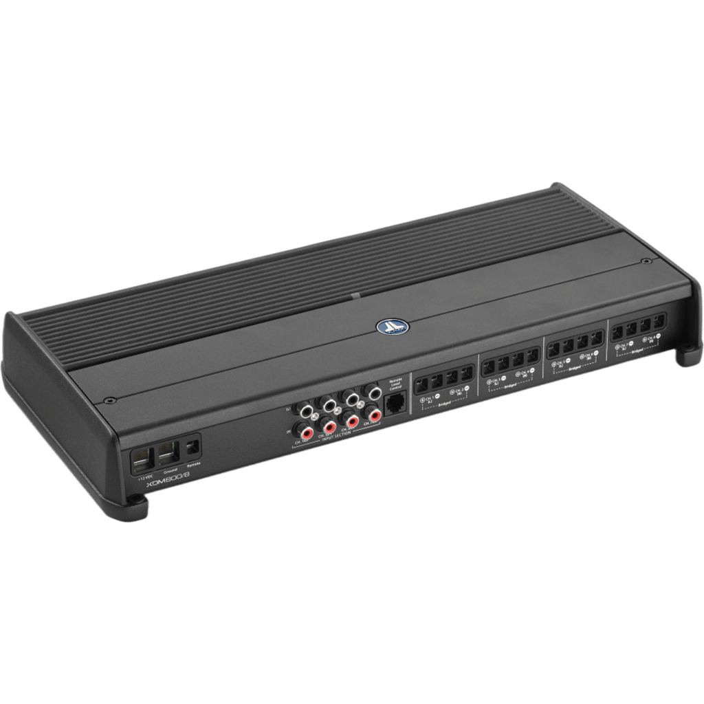 Amplificador Náutico y para Automóvil / 8 Canales / 800 W / Clase D / Rango Completo / 75 W x 8 a 4 &Omega; / 100 W x 8 a 2 &Omega; / Puenteable 200 W x 4 / JL Audio XDM