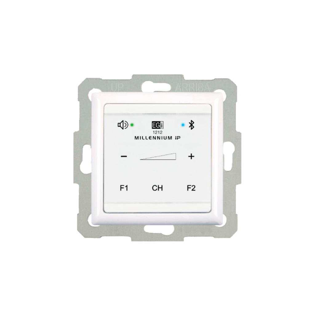 Mando Bluetooth IP | Control Táctil | Compatible Sistema Millennium | Alimentación PoE | Color Blanco |