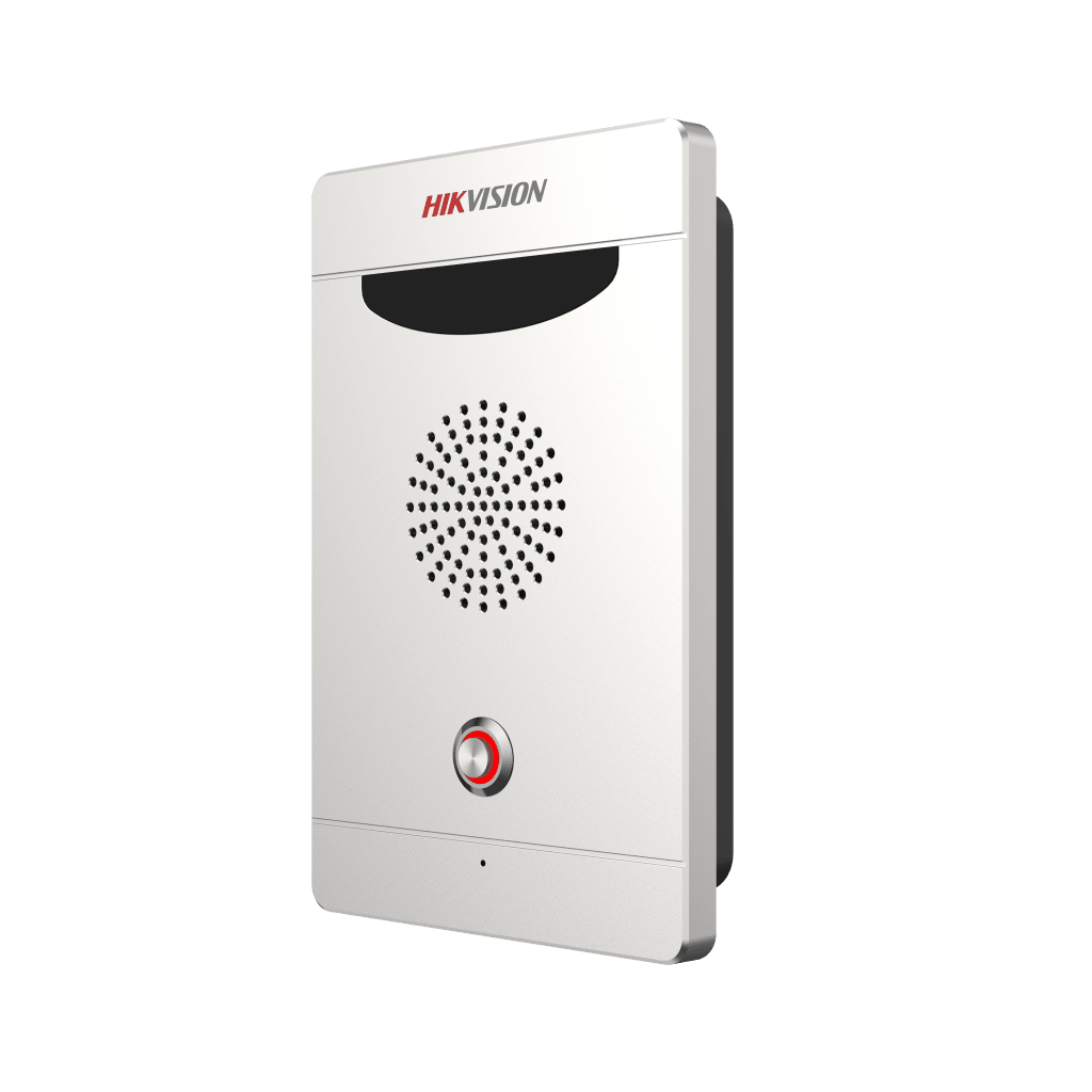 Estación de Alarma de Pánico / Audio Bidireccional / Altavoz 3W Integrado / Micrófono Omnidireccional / 2 Entradas y 2 Salidas de Alarma / IP65 IK08 / Montaje Pared y Empotrado / Exterior Aluminio